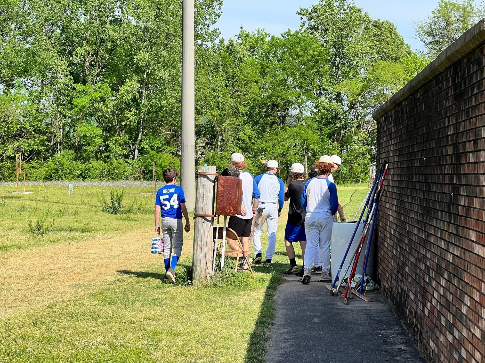 HC Baseball family celebration before Easter