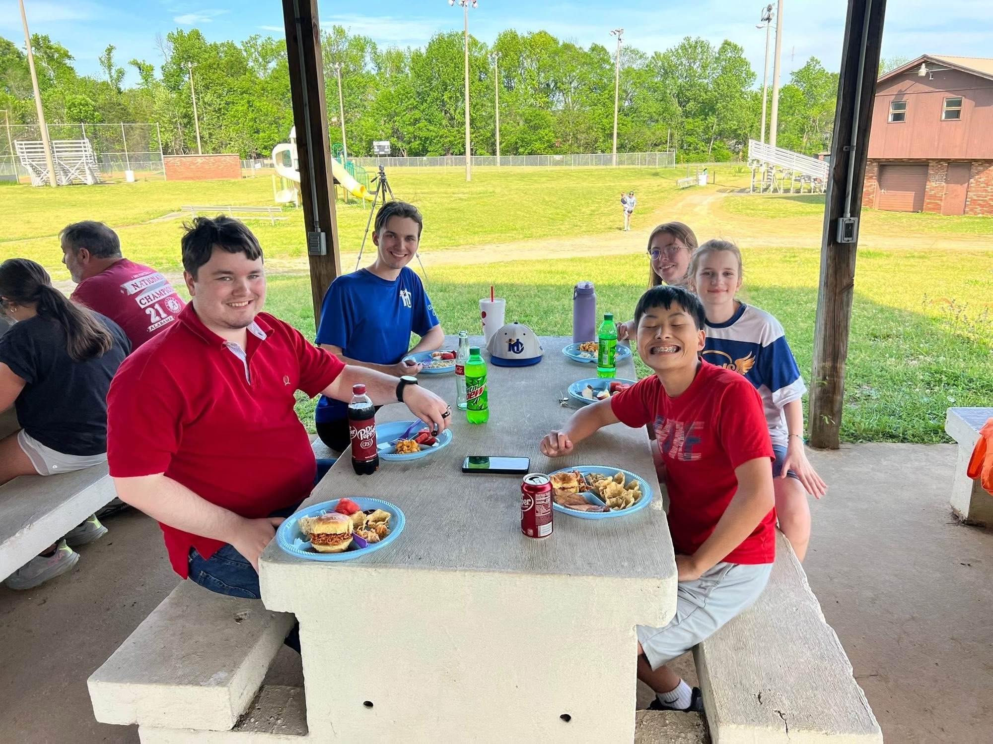 HC Baseball family fellowship before Easter