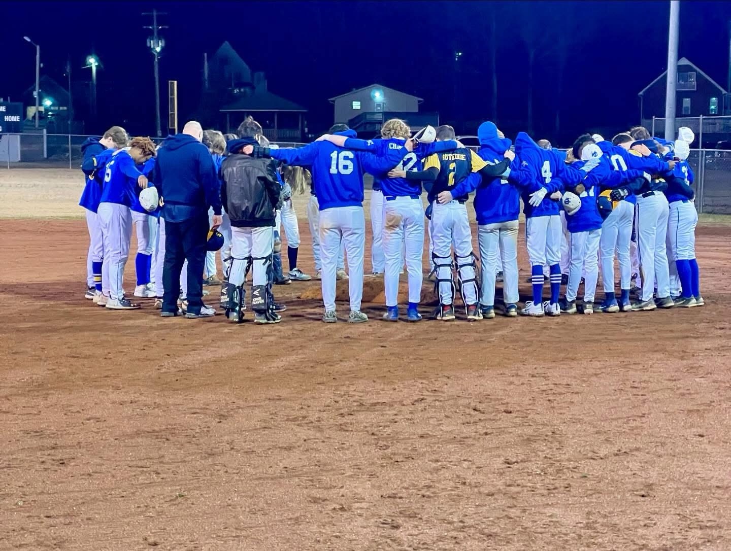 HC Angels Baseball opening night against the Cullman Chargers in February 2025