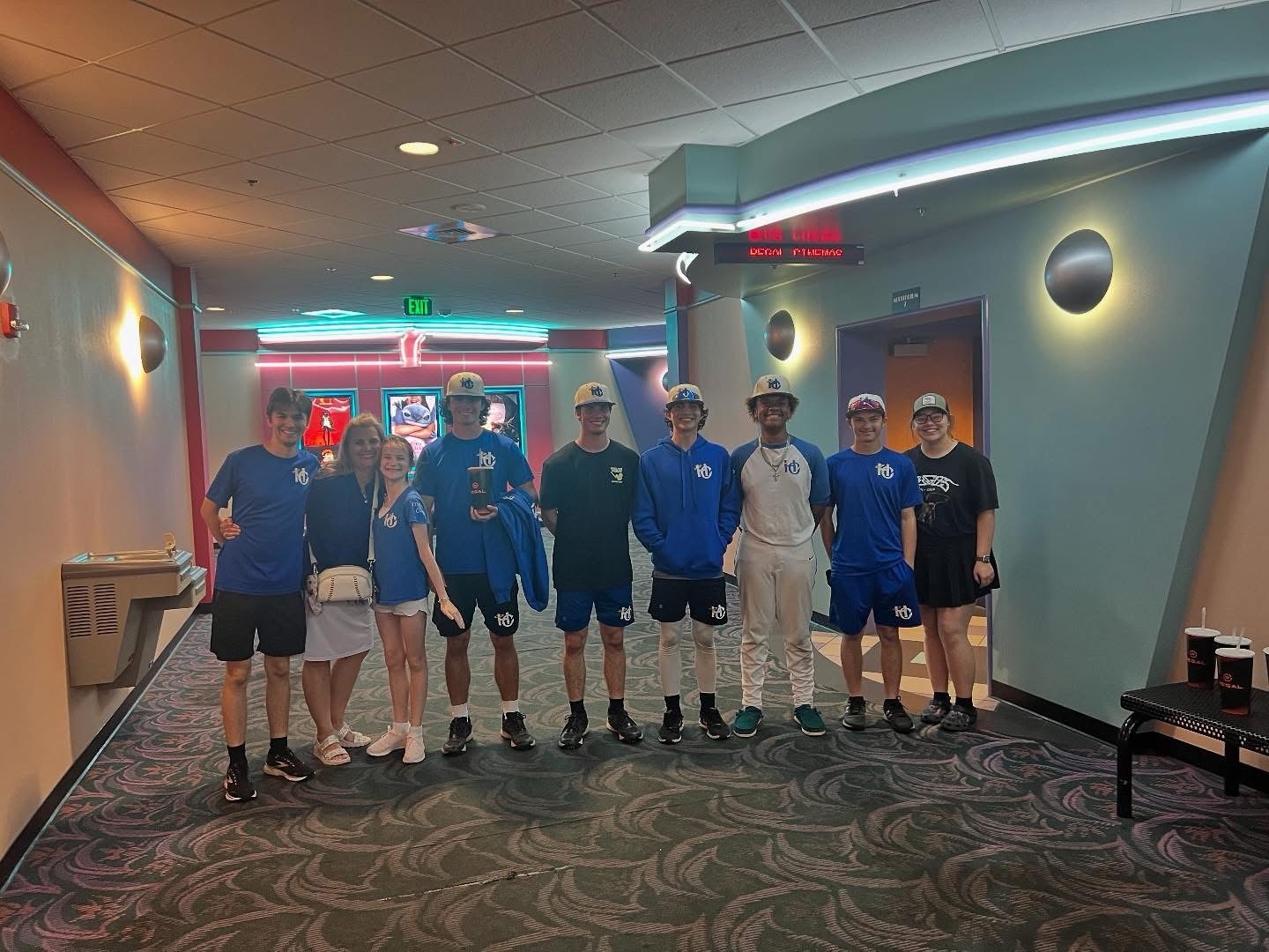 HC Baseball players and friends enjoying time together