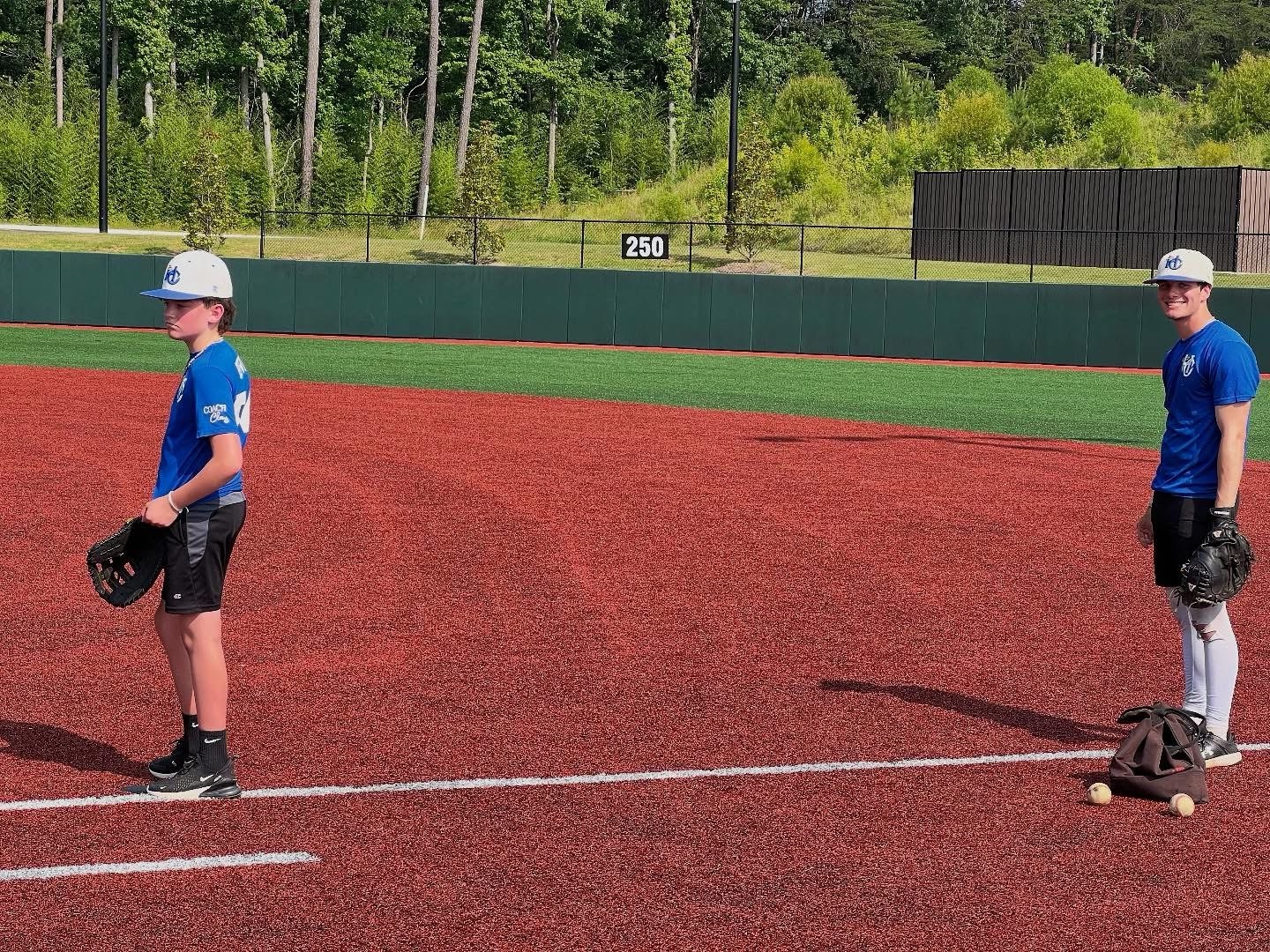 HC Angels spending time on the field together